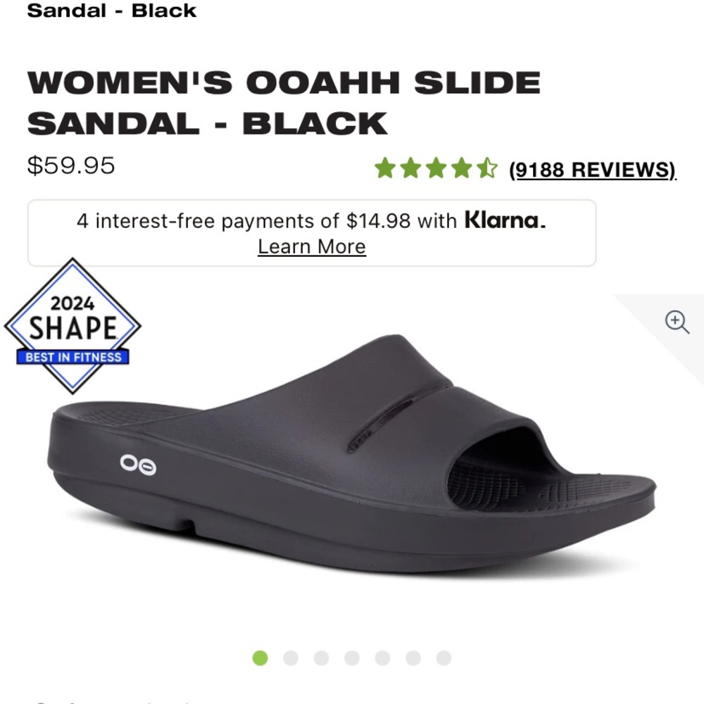 OOFOS OOAH UNISEX SLIDE